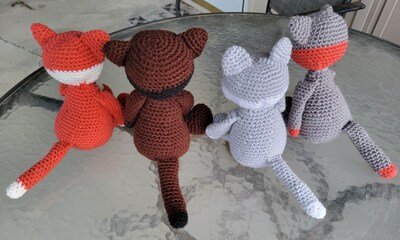Crocheted plush cats - image2